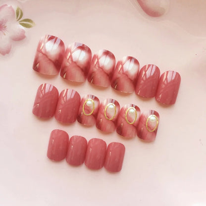 Elegantes Glänzendes Nagelkunstset