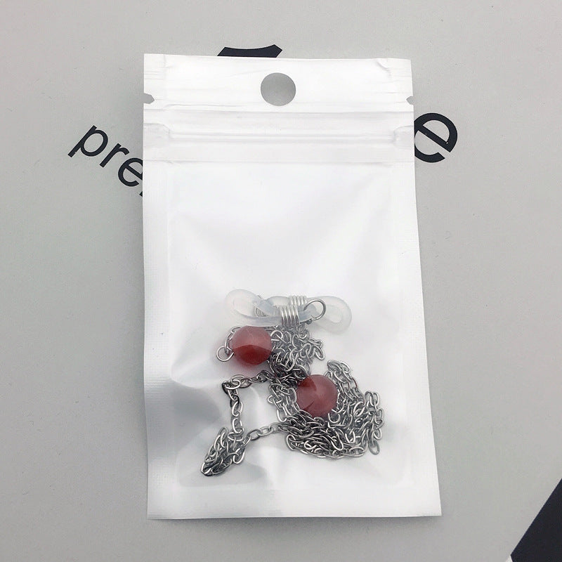Elegante Perlen Brillen Kette Brehn