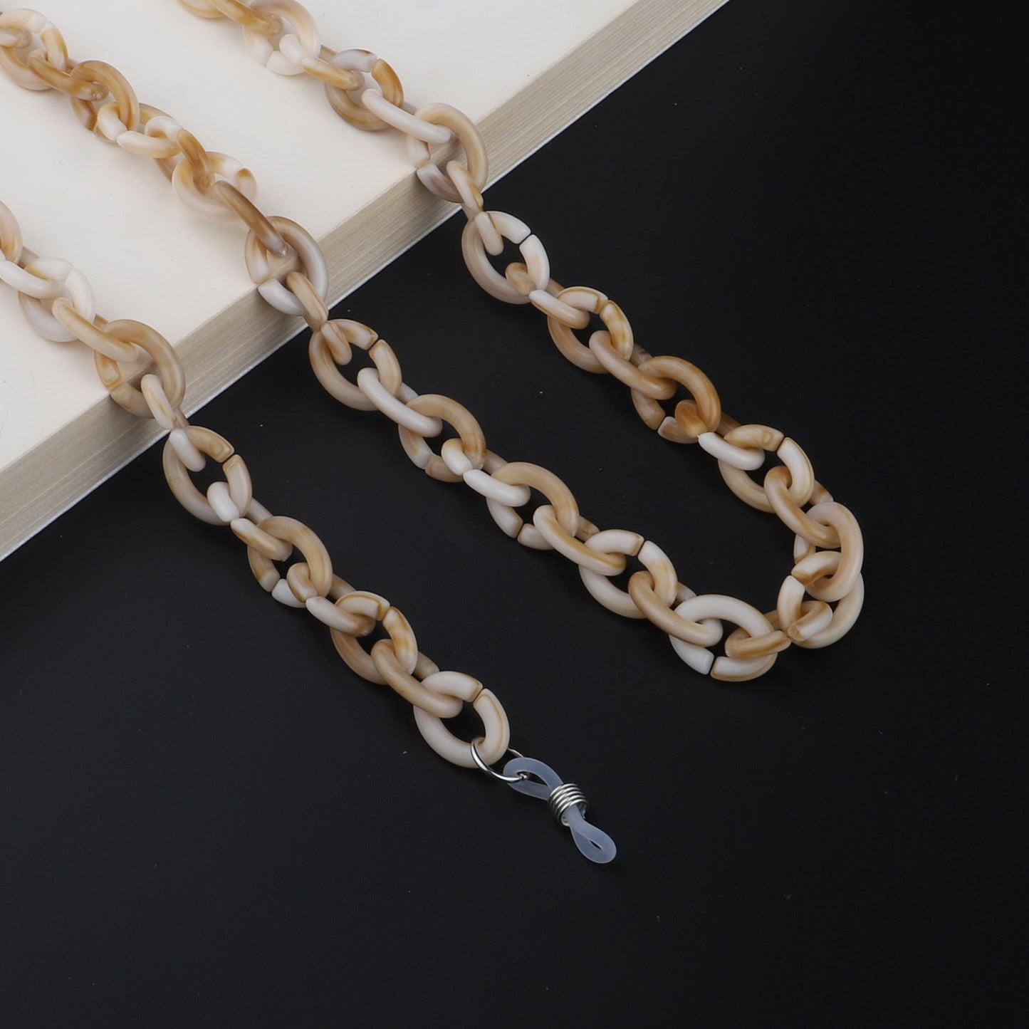 Trendy Chunky Link Brillen Kette Brehn