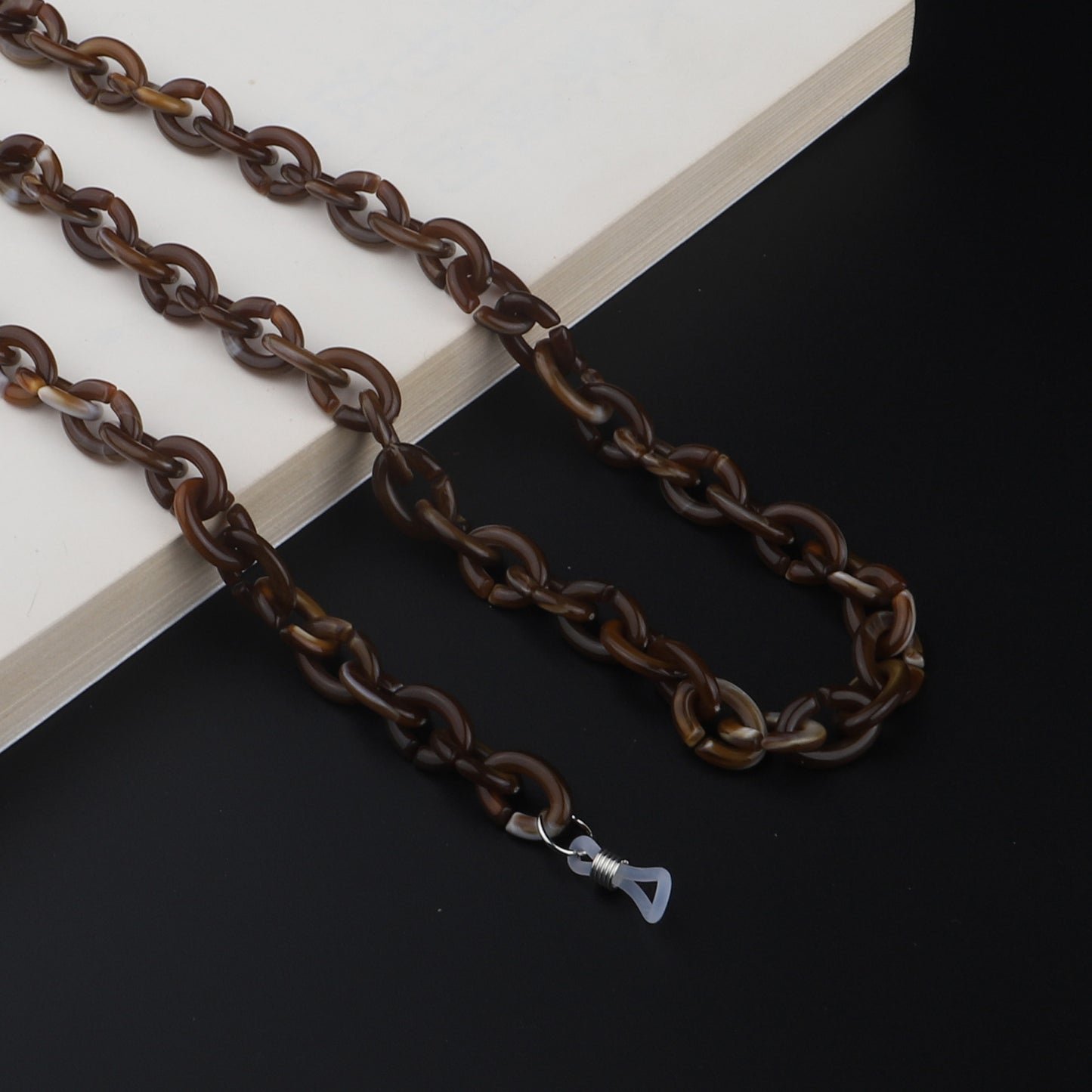Trendy Chunky Link Brillen Kette Brehn