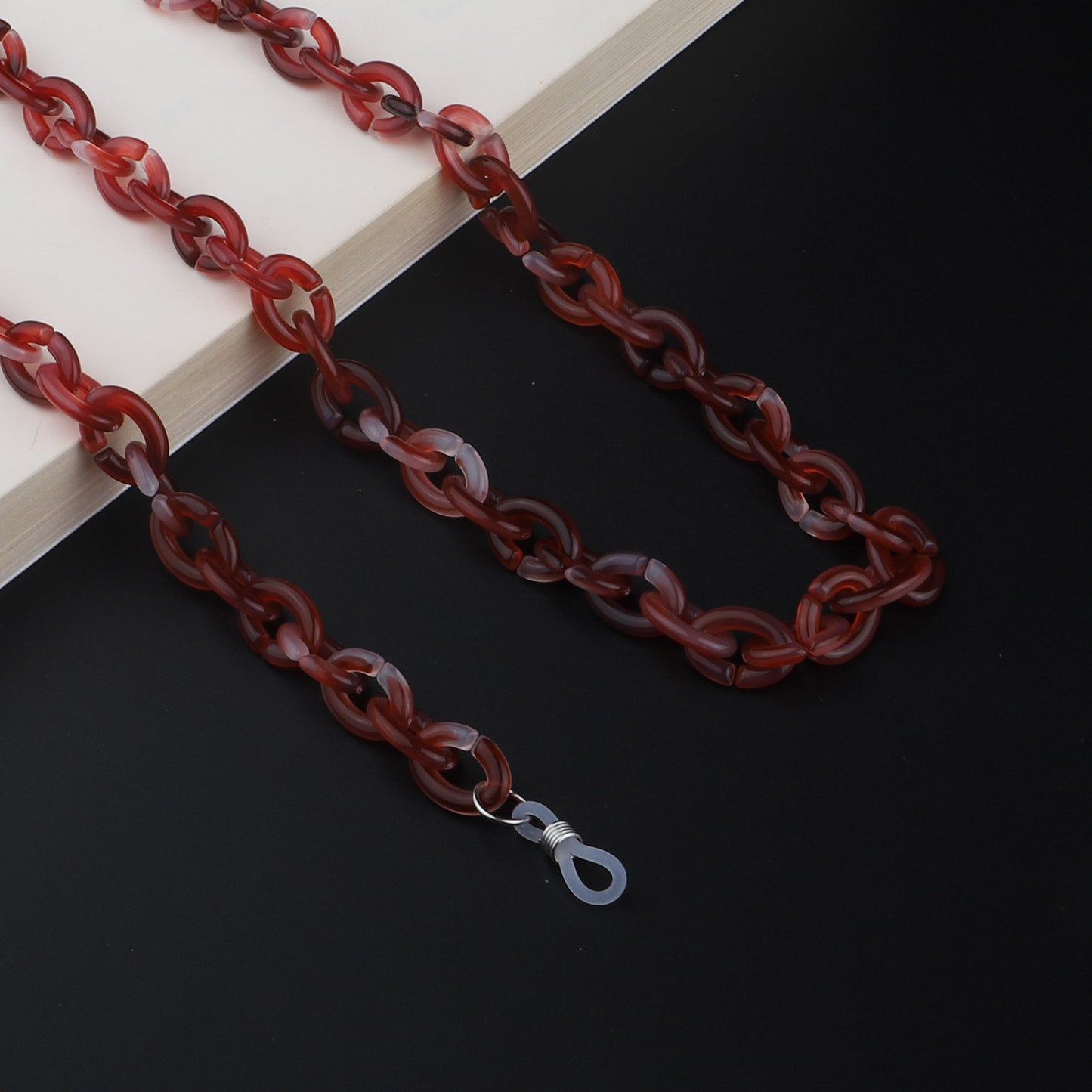 Trendy Chunky Link Brillen Kette Brehn