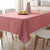Elegante Baumwolltischdecke mit Quaste Trim