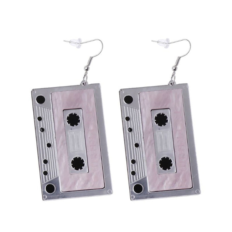 Retro-inspirierte Kassette Ohrringe Brehn