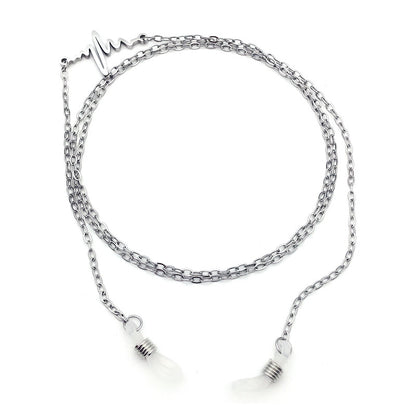 Trendy Herzschlag Design Brillen Kette Brehn