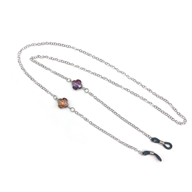 Elegante Brillenkette mit Akzent aus Edelsteinen Brehn