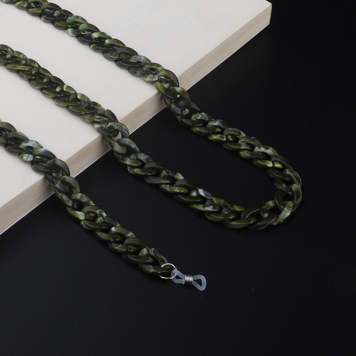 Trendy Chunky Link Brillen Kette Brehn