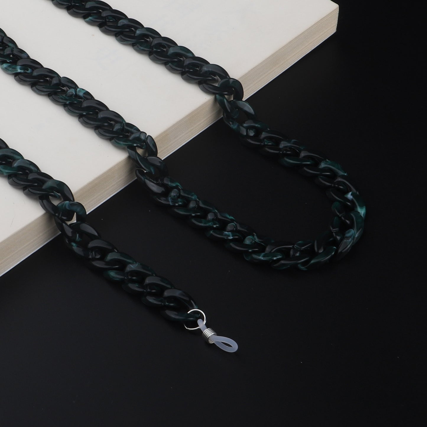 Trendy Chunky Link Brillen Kette Brehn