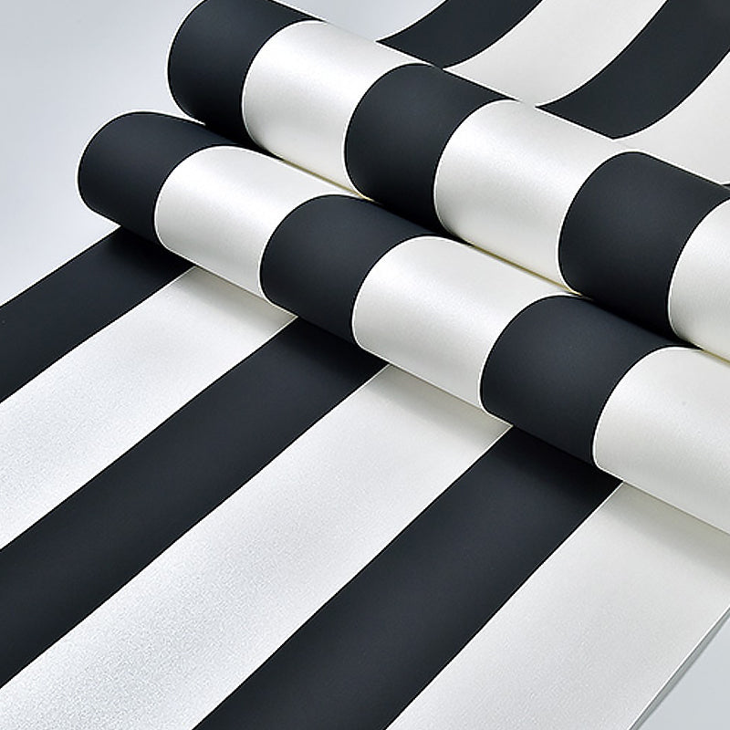 Brehn | Streifen Tapetenrolle Minimalistische Vliesmaterial Wanddekoration für Restaurant