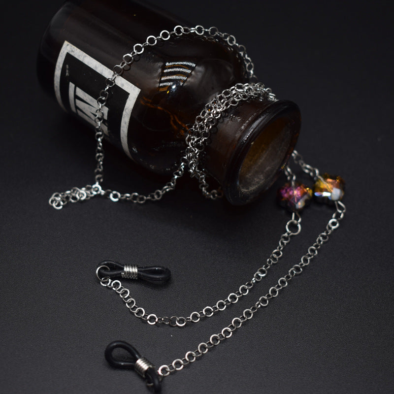 Elegante Brillenkette mit Akzent aus Edelsteinen Brehn