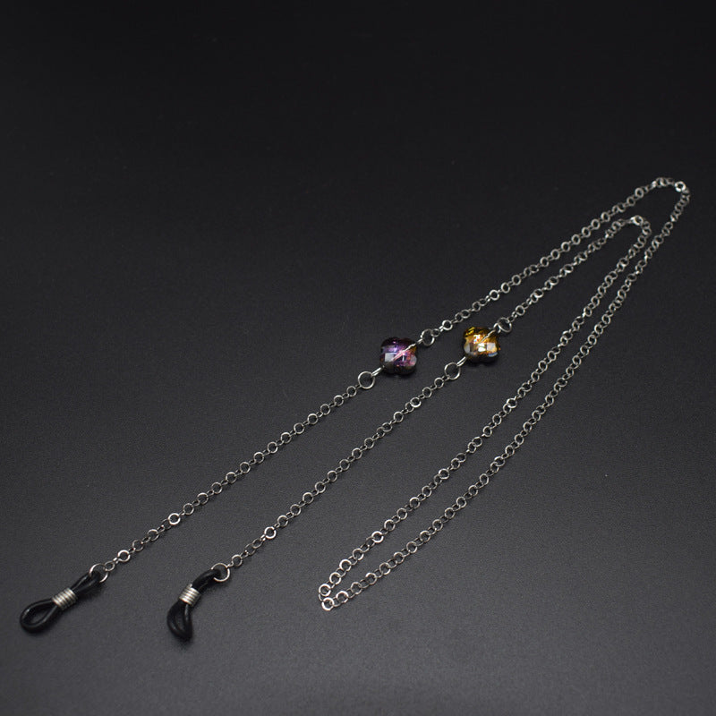 Elegante Brillenkette mit Akzent aus Edelsteinen Brehn