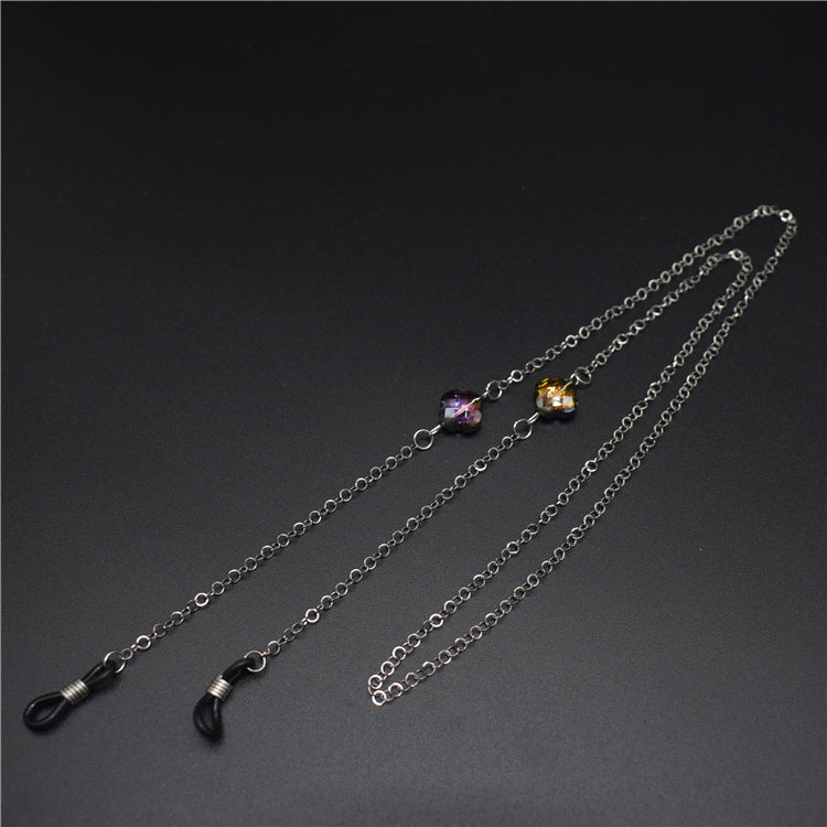 Elegante Brillenkette mit Akzent aus Edelsteinen Brehn