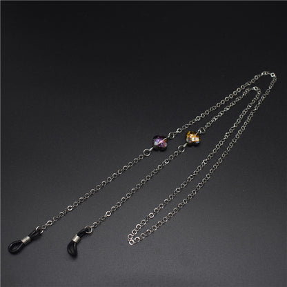 Elegante Brillenkette mit Akzent aus Edelsteinen Brehn