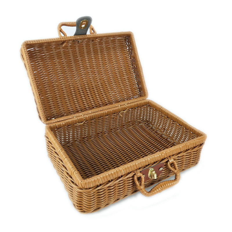 Handgefertigte Rattan Aufbewahrungsbox Brehn