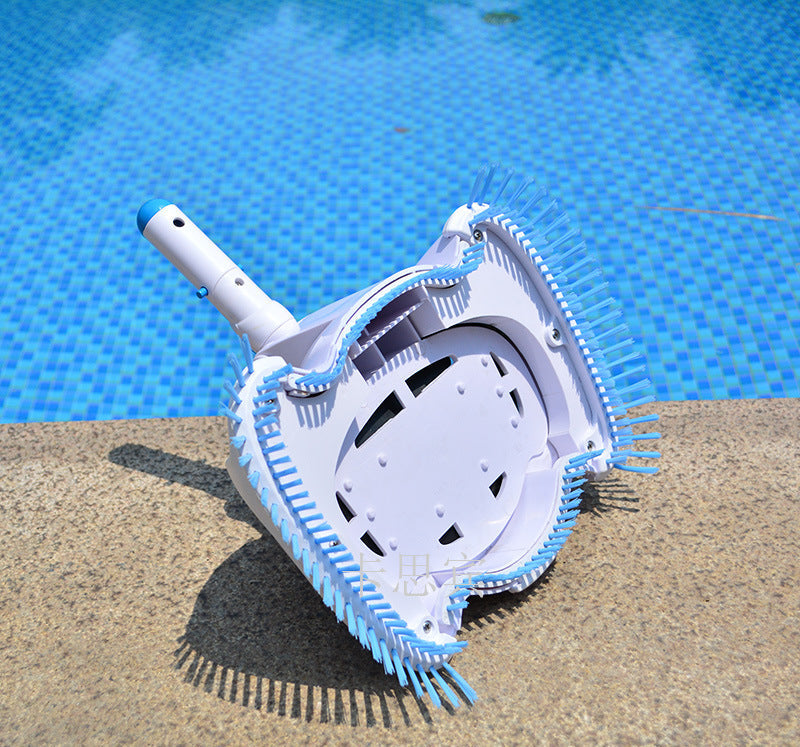 Automatischer Saug-Poolreiniger mit rotierenden Bürstenköpfen und klarem Schmutzbehälter Brehn