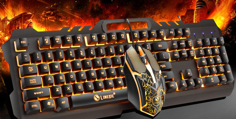 Hochleistungs-Gaming-Tastatur mit beleuchteten Tastenabdeckungen Brehn