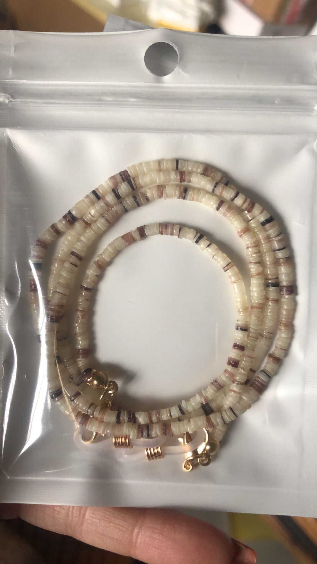 Perlen Brillenhalter Kette Brehn