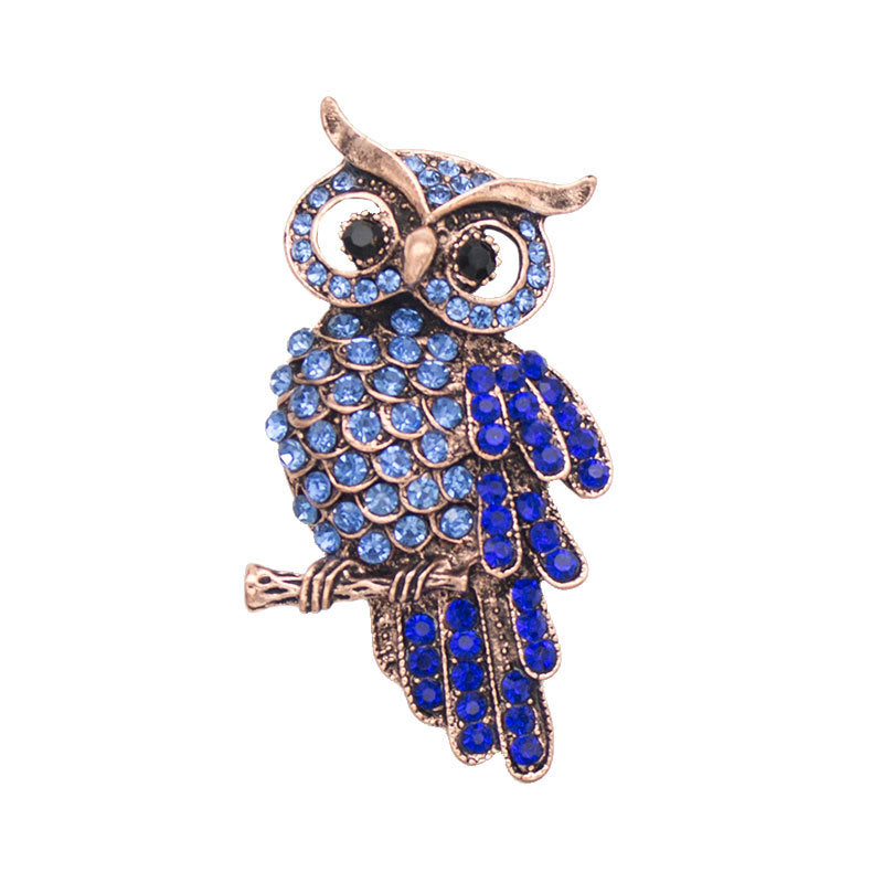 Elegante Eulen-Themen-Brosche Brehn