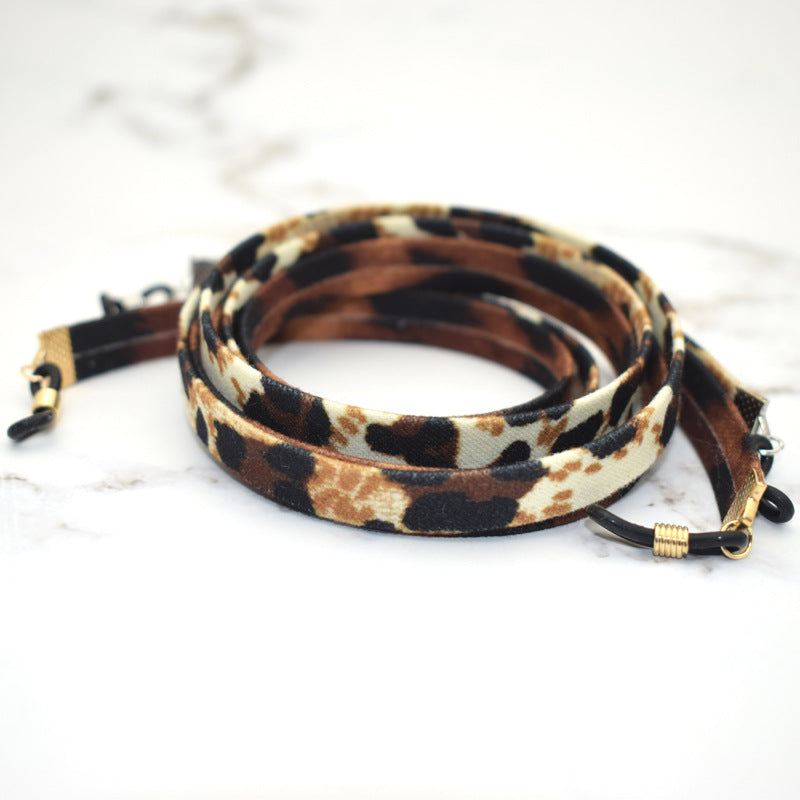 Stylische Samt Brillen Kette Brehn