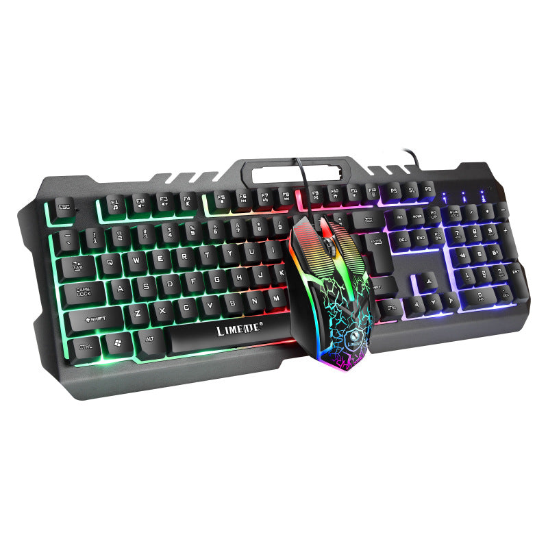 Mechanische Gaming-Tastatur und Hochleistungs-RGB-Maus-Kombo Brehn