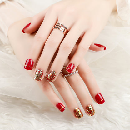 Glitzerndes Press-On Nail Set