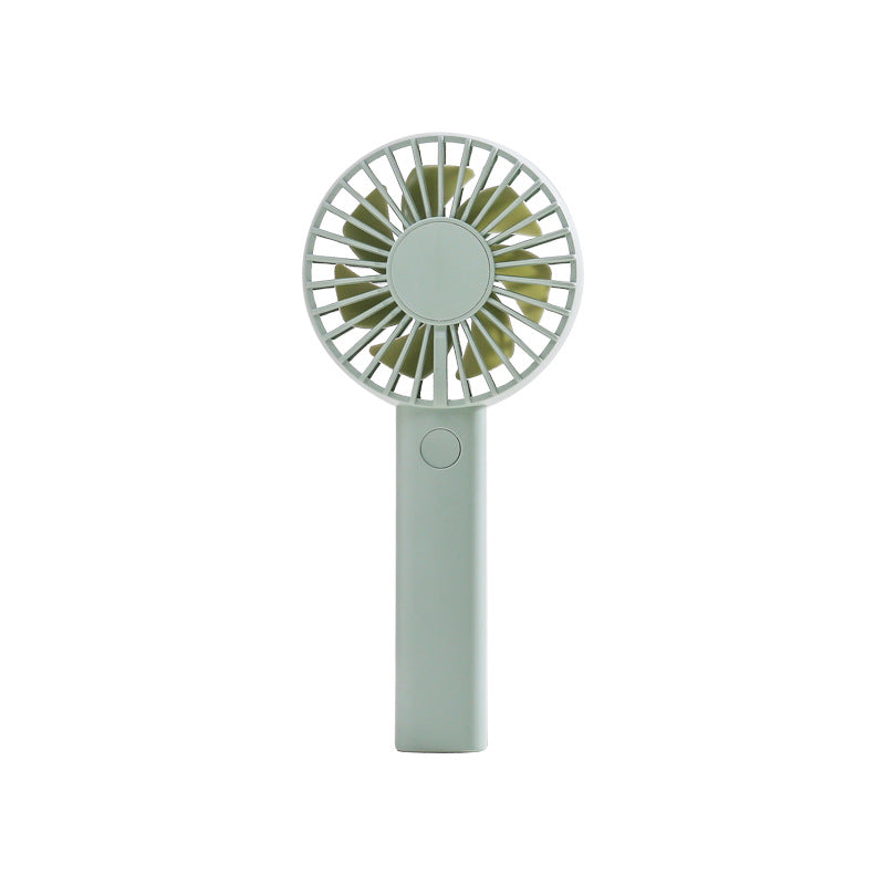 Unisex nan kompakter tragbarer Handventilator mit wiederaufladbarem Akku und USB Ladeanschluss leiser Betrieb selbststehend Brehn