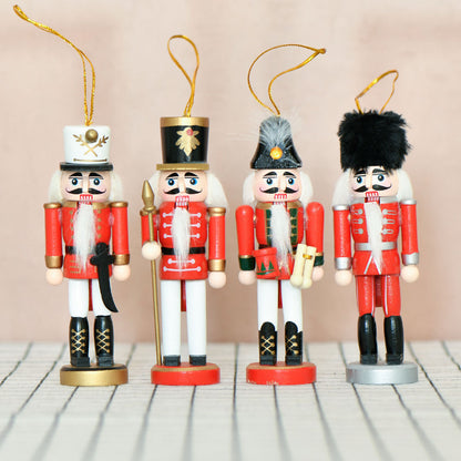 Nussknacker-Soldat aus Hartholz, 13 cm