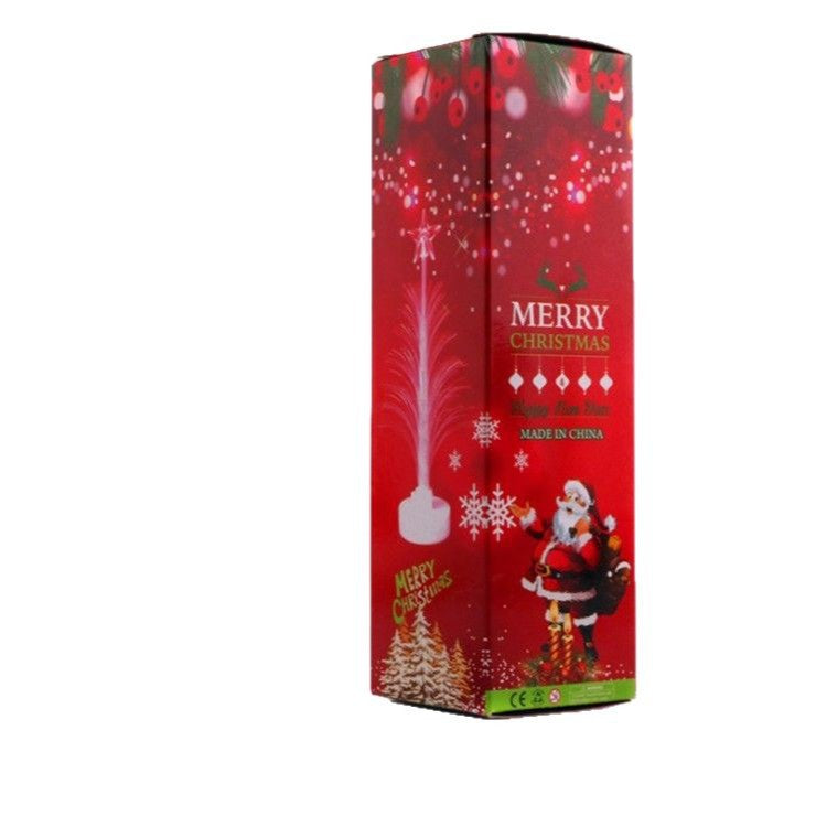LED-Glasfaser-Weihnachtsbaum, leuchtendes Nachtlicht