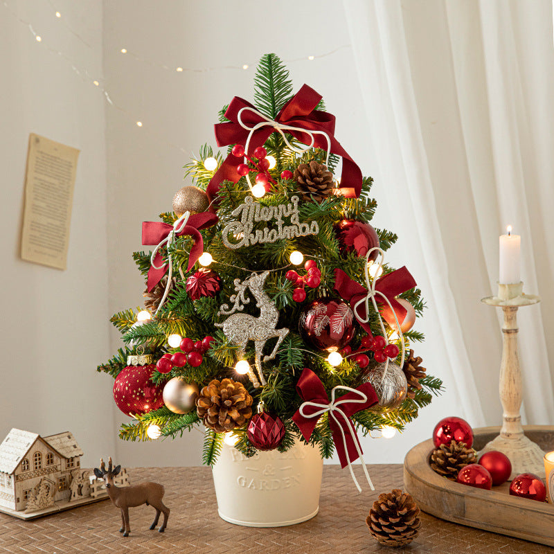 Mini-Weihnachtsbaum aus PE, 45 oder 60 cm, mit Beleuchtung