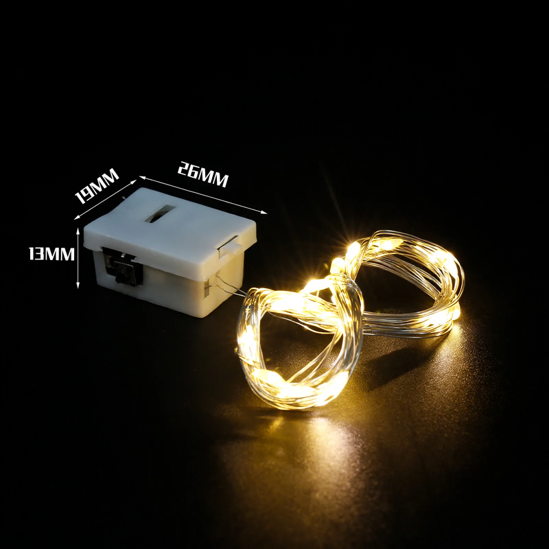 LED-Lichterkette mit Sternen für Partys und Dekoration