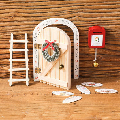 Dekorative hölzerne Elfen-Tür für Kinderzimmer