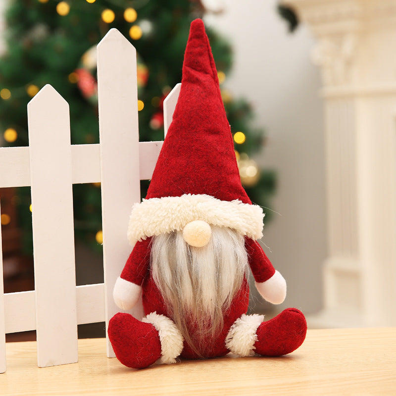 Weihnachts-Wichtel Dekofigur, Stoff