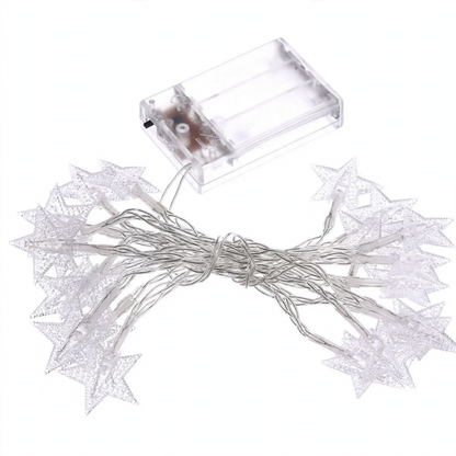 LED-Lichterkette mit Sternen-Design