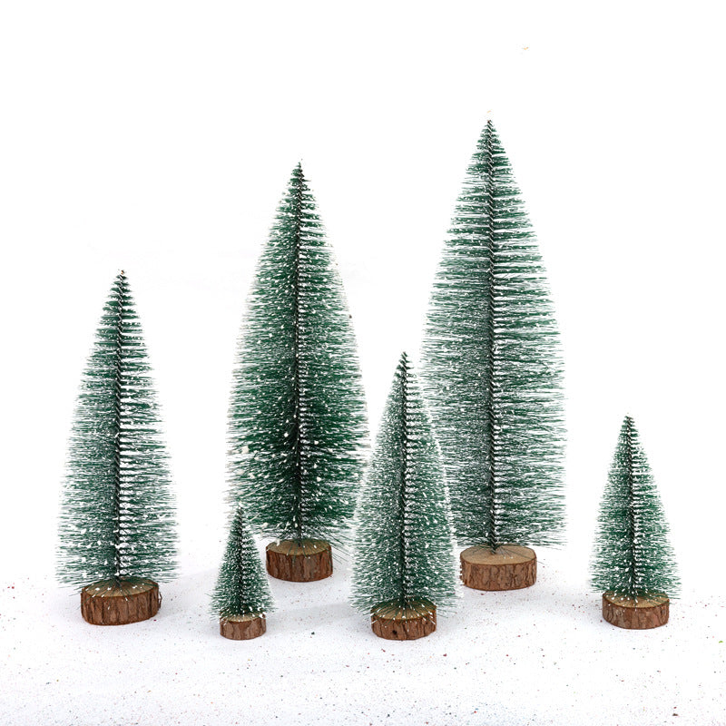 Mini-Weihnachtsbaum mit Schnee-Effekt