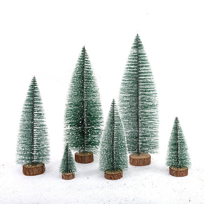 Mini-Weihnachtsbaum mit Schnee-Effekt