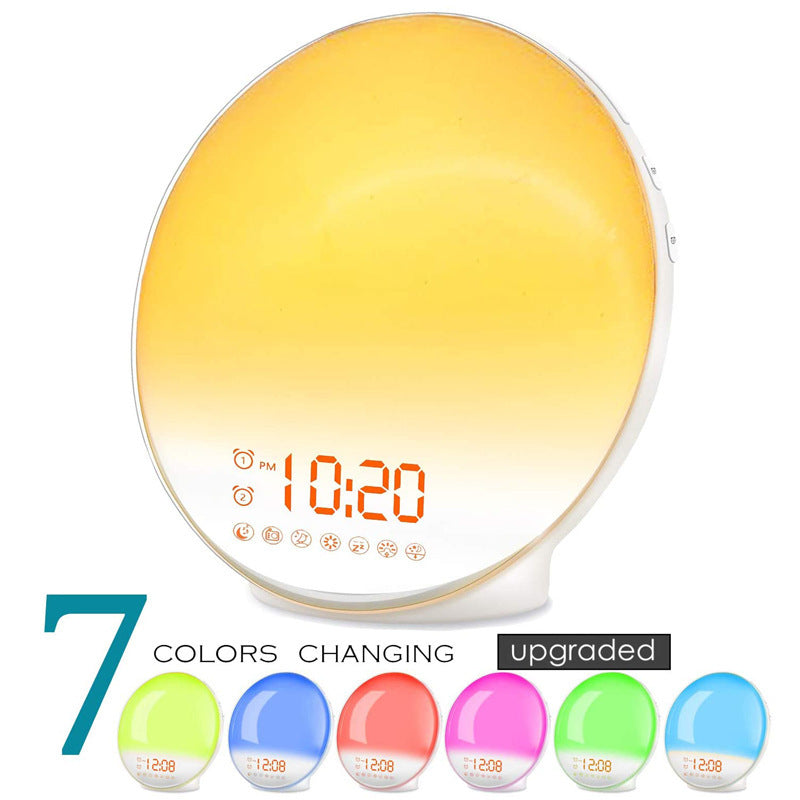 LED-Sonnenaufgangs-Wecker mit Stimmungslicht