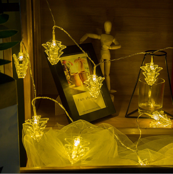 LED-Lichterkette mit Fotoclips für Dekoration