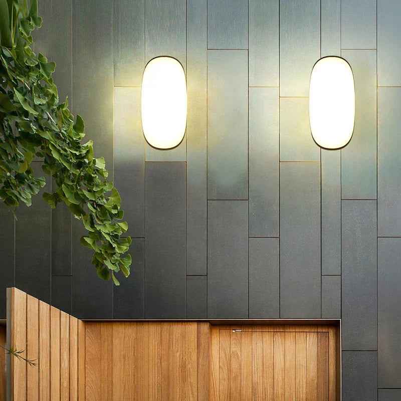 Brehn | Außenwandleuchte LED wasserdicht IP65 schwarz modern