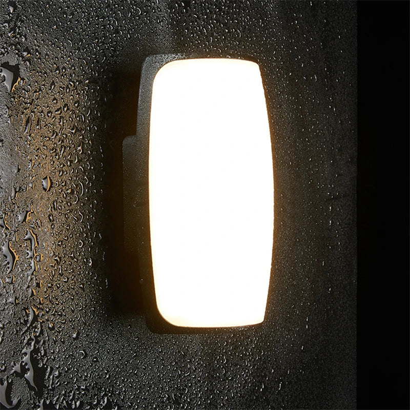 Brehn | Außenwandleuchte LED wasserdicht IP65 schwarz modern