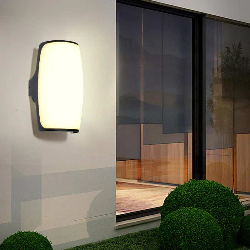 Brehn | Außenwandleuchte LED wasserdicht IP65 schwarz modern