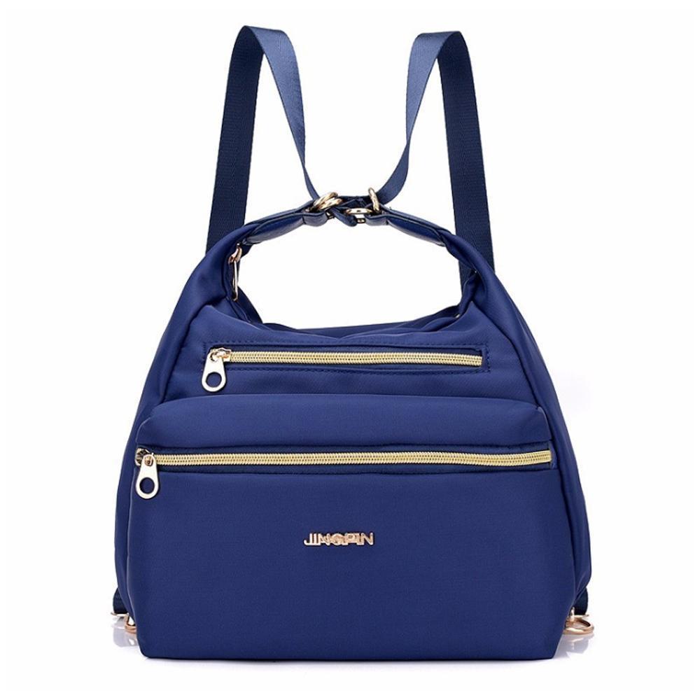 Tasche mit doppelten Reißverschlüsse, Rucksack, Handtasche und Umhängetasche | Brehn