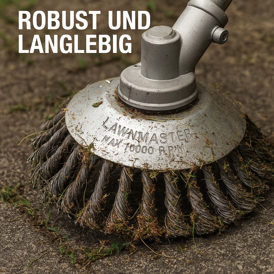 GrassCut TurboHead – Universelle 6-Klingen Unkrautbürste für Trimmer | Brehn