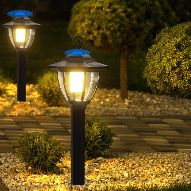Traditionelle Bauernhaus wasserdichte Solar Laternen Kunststoff Erdnuss-Stecker LED Landschaftslicht für den Garten | Brehn