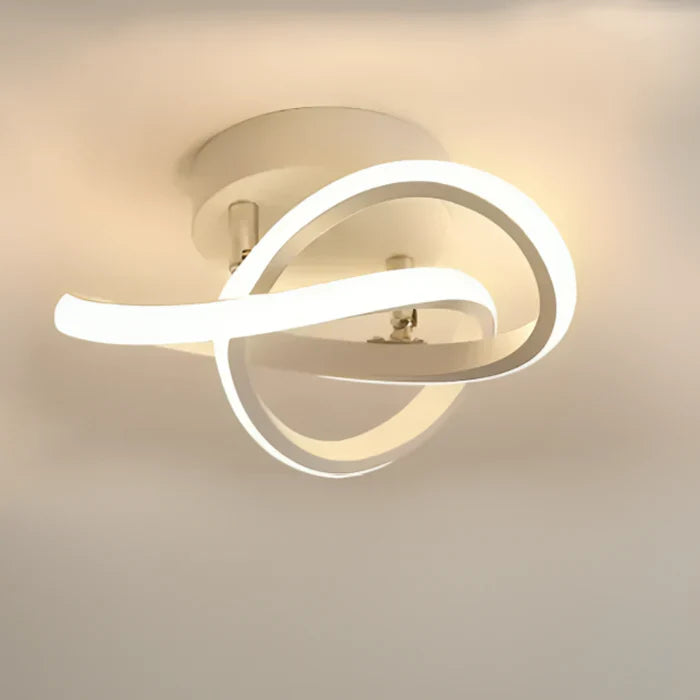 Moderne LED-Deckenleuchte mit doppeltem Ringdesign - Dämmerungsringe | Brehn