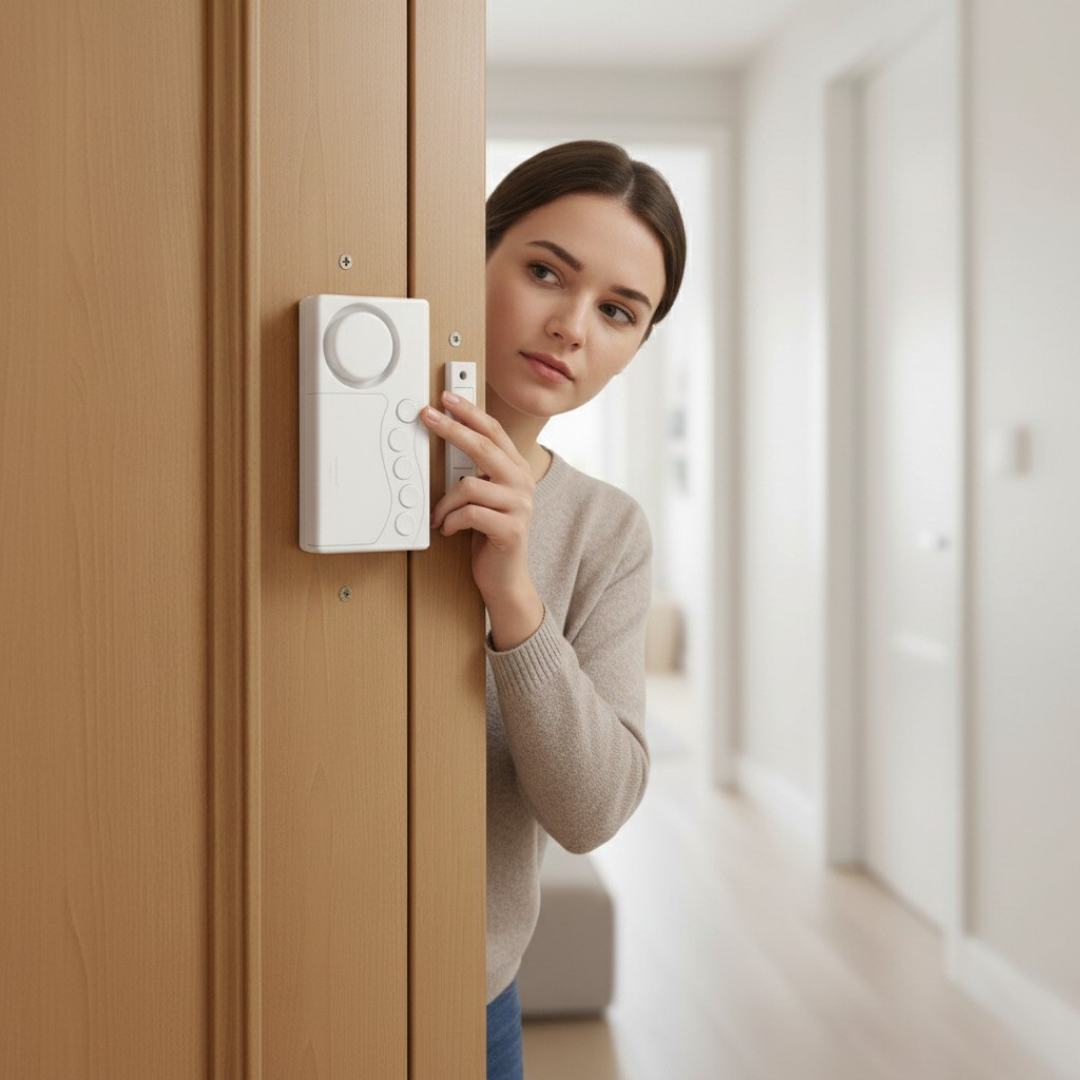 Sofortige Alarmmodi – 108dB Laut Slim Design – Einfache Installation – Schützt Kinder & Haussicherheit Brehn