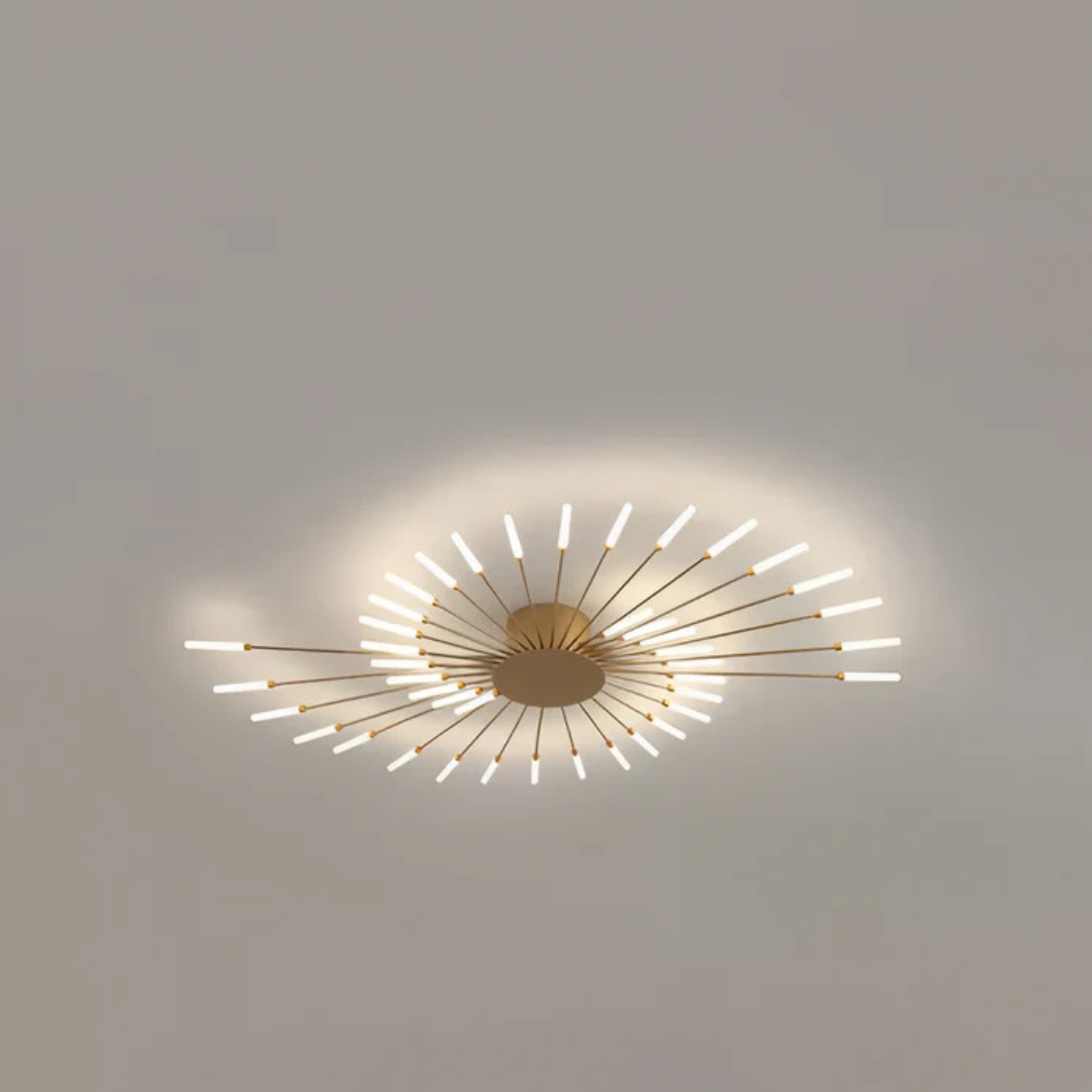 Brehn | Luxuriöse LED-Deckenlampe | Stilvolles Deckenlicht für das Wohnzimmer