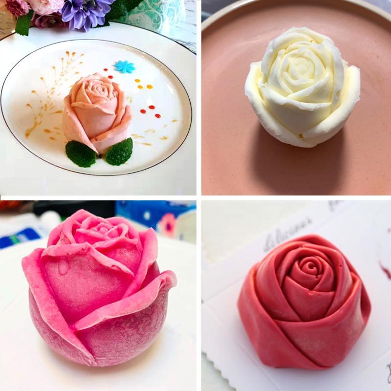 Brehn | 3D Silikon Rosenform Eiswürfelform