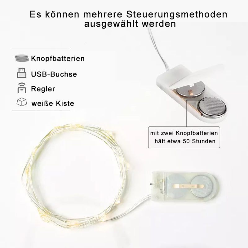 Dekorative USB-Kupferdraht-Lichterketten | Brehn