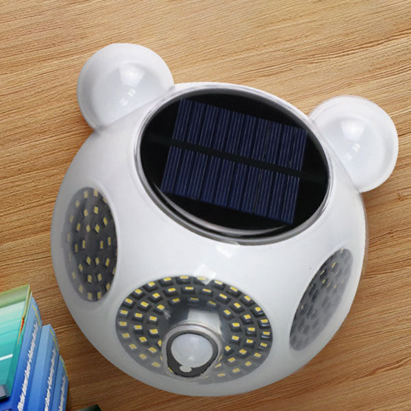Solar Body Sensor Runde Form LED Terrasse Außen Wand Sconce Lampe | Brehn