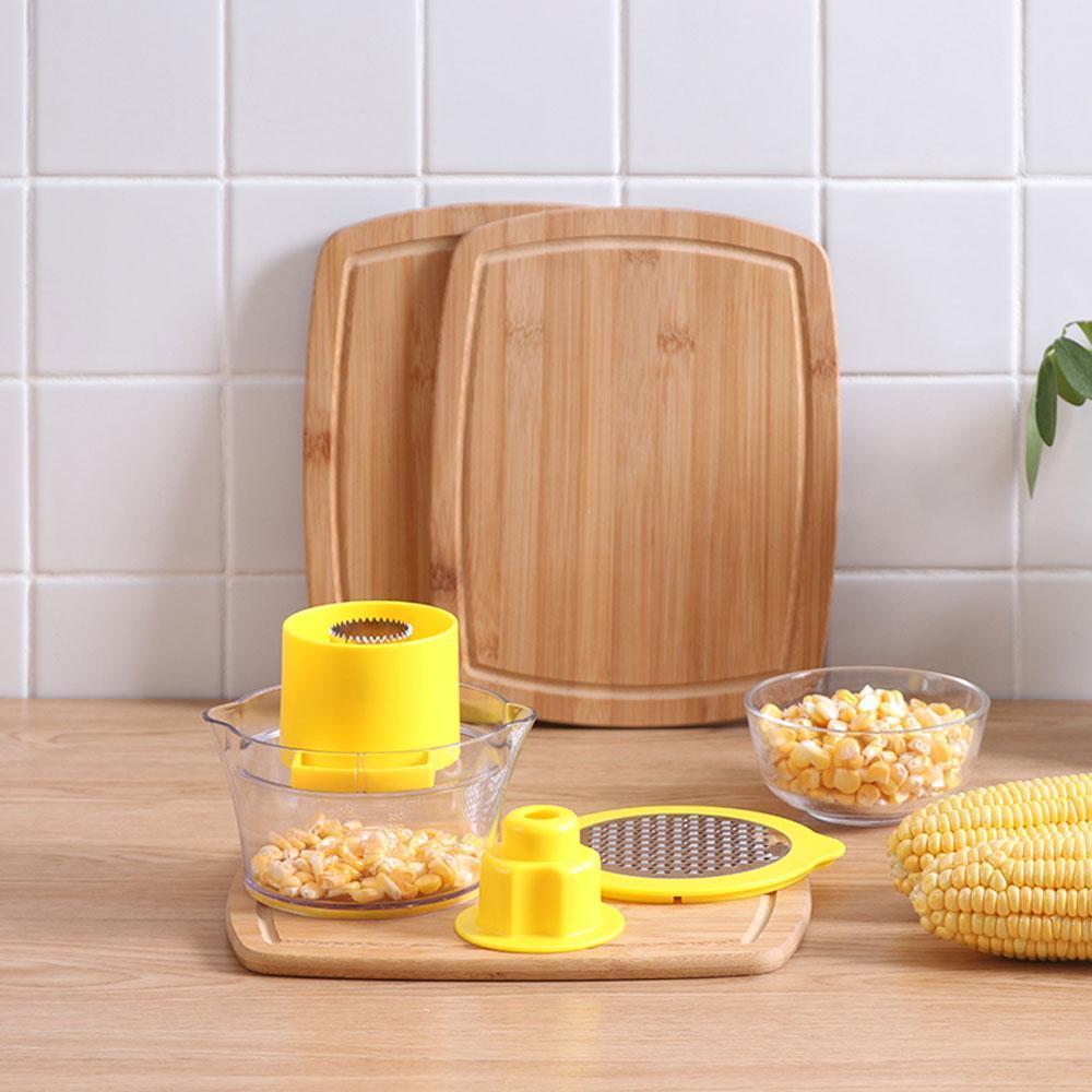 Cob Corn Stripper Mit Eingebautem Messbecher Und Reibe | Brehn