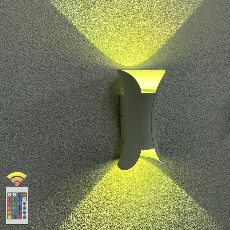 Modern Minimalist Wasserdicht Rechteck Aluminium LED Wand Sconce Lampe Für Outdoor Patio | Brehn
